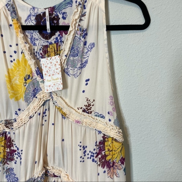 NWT Free People Purple Haze Printed Tunic XS - Picture 5 of 9